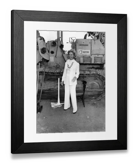 Framed Print : Dinah Shore Breaking Ground Framed Print : Dinah Shore Breaking Ground