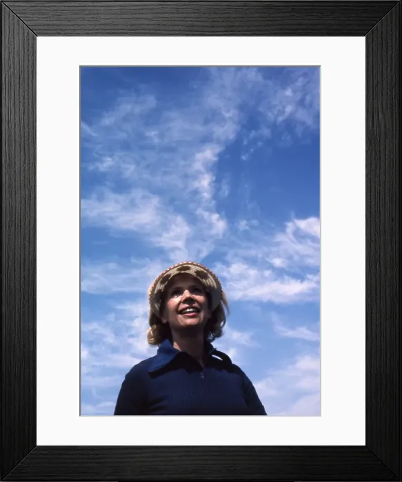 Framed Print : Dinah Shore Playing Golf