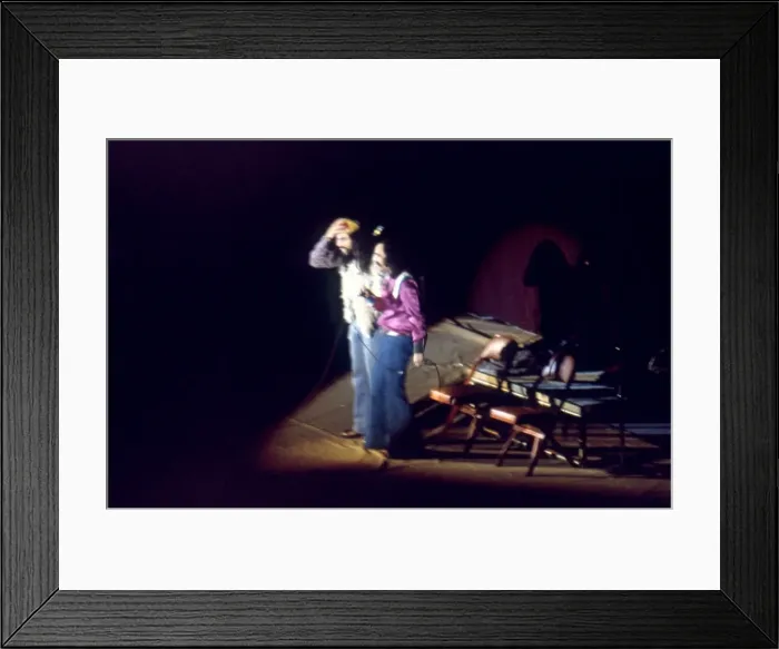 Framed Print : Cheech And Chong Performing Framed Print : Cheech And Chong Performing