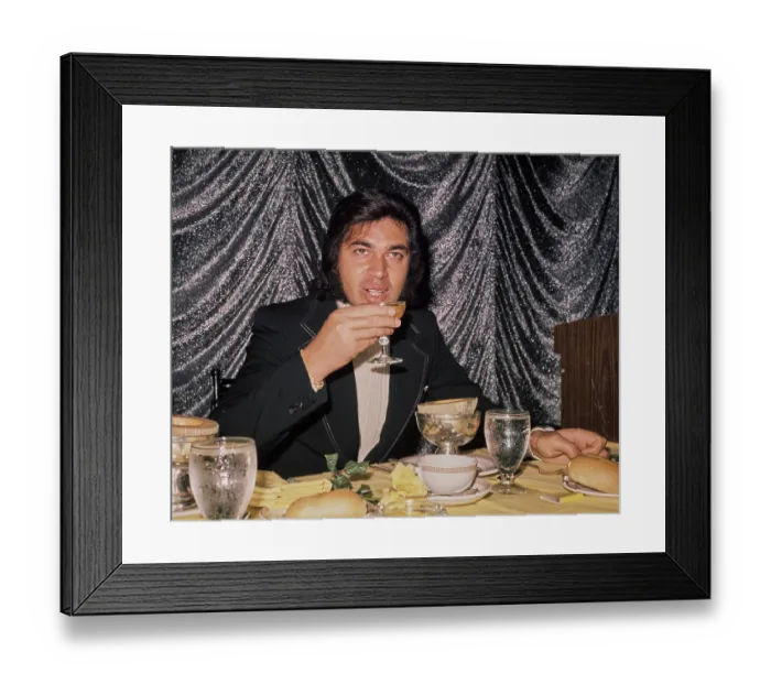 Framed Print : Engelbert Humperdinck, British Singer Framed Print : Engelbert Humperdinck, British Singer