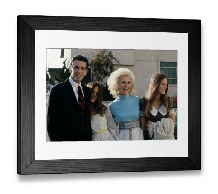 Framed Print : Janet Leigh And Family Framed Print : Janet Leigh And Family