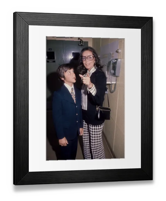 Framed Print : Joanna Carson And Son Framed Print : Joanna Carson And Son