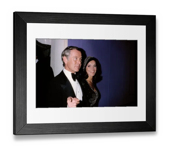 Framed Print : Johnny Carson And Joanna Framed Print : Johnny Carson And Joanna