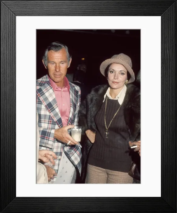 Framed Print : Johnny Carson And Joanna Framed Print : Johnny Carson And Joanna