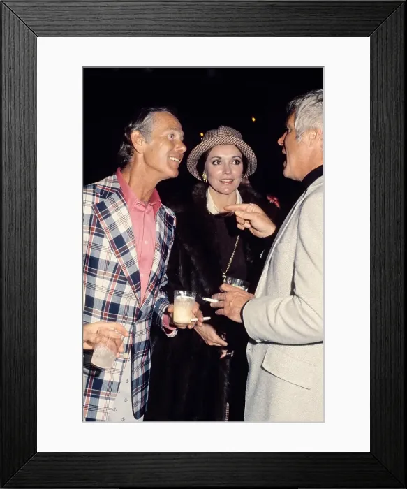 Framed Print : Johnny Carson And Joanna
