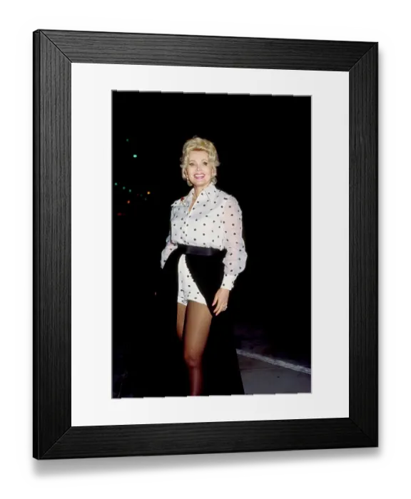 Framed Print : Zsa Zsa Gabor