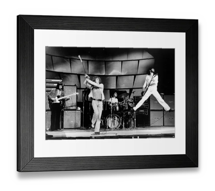 Framed Print : Rock And Roll Band The Who Performing Framed Print : Rock And Roll Band The Who Performing