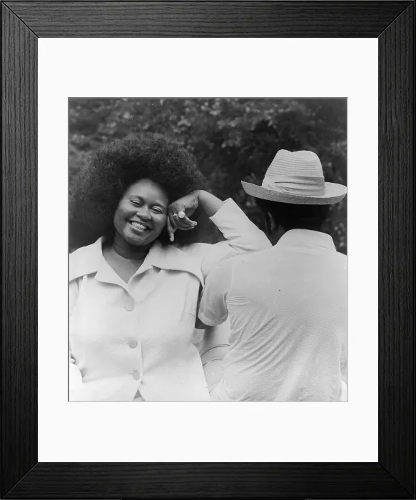 Framed Print : R and B singer Jackie Moore