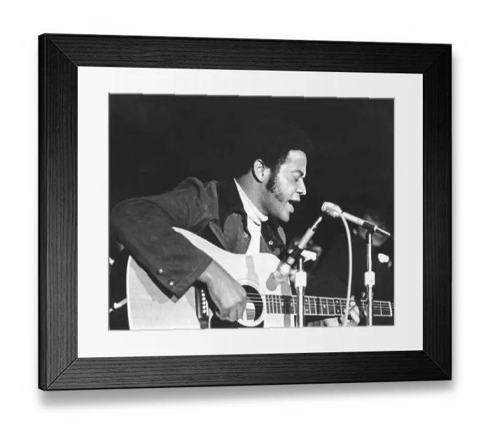 Framed Print : Bill Withers Performing Framed Print : Bill Withers Performing