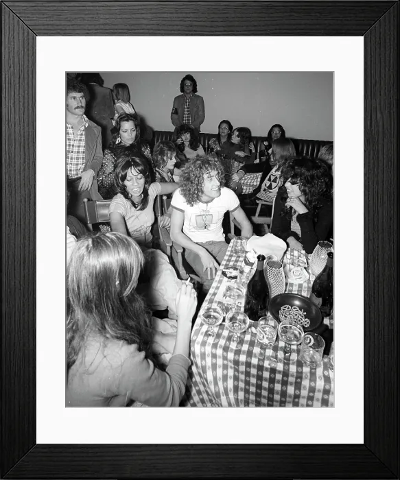 Framed Print : Roger Daltrey At Tour Party Framed Print : Roger Daltrey At Tour Party