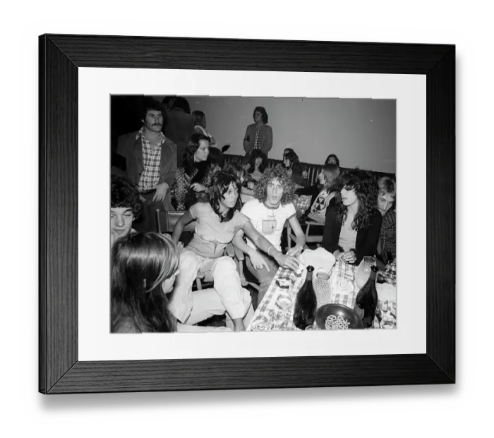 Framed Print : Roger Daltrey At Tour Party Framed Print : Roger Daltrey At Tour Party