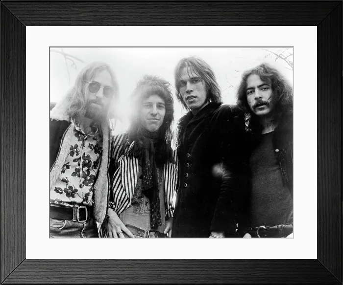 Framed Print : Stories. CIRCA 1973: Second line-up of the Rock group Stories Framed Print : Stories. CIRCA 1973: Second line-up of the Rock group Stories