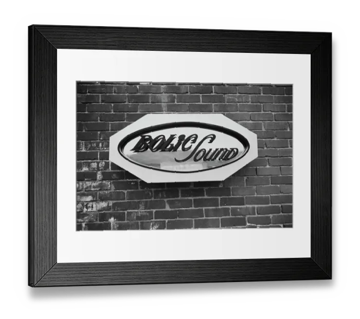 Framed Print : Bolic Sound Studio Framed Print : Bolic Sound Studio