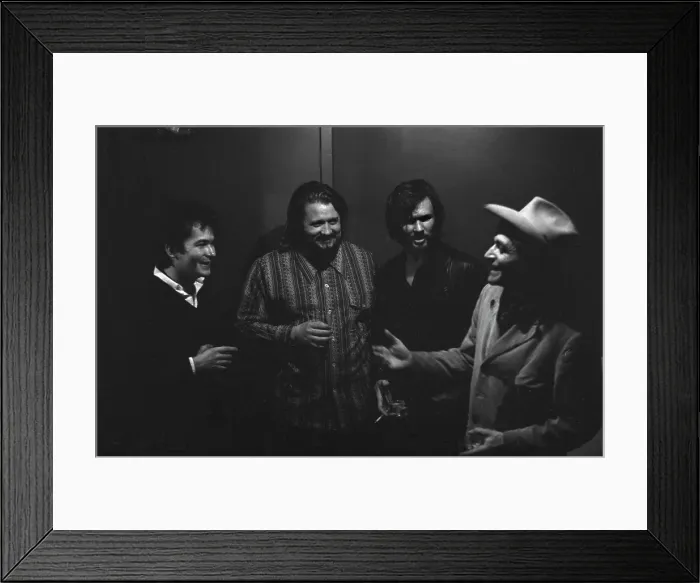 Framed Print : Prine, Hawkins, Kristofferson & Ramblin Jack Framed Print : Prine, Hawkins, Kristofferson & Ramblin Jack