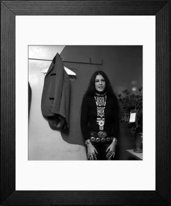 Framed Print : Rita Coolidge Backstage Framed Print : Rita Coolidge Backstage