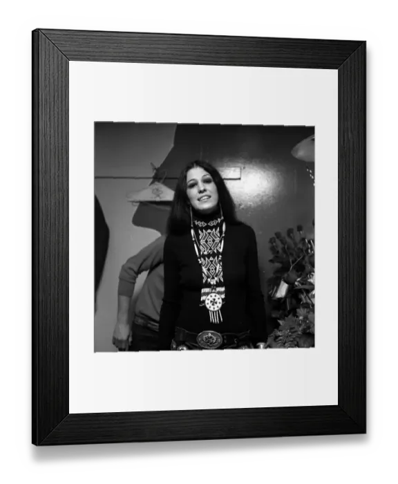 Framed Print : Rita Coolidge Backstage Framed Print : Rita Coolidge Backstage