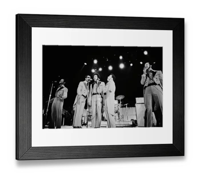 Framed Print : The Five Satins Framed Print : The Five Satins