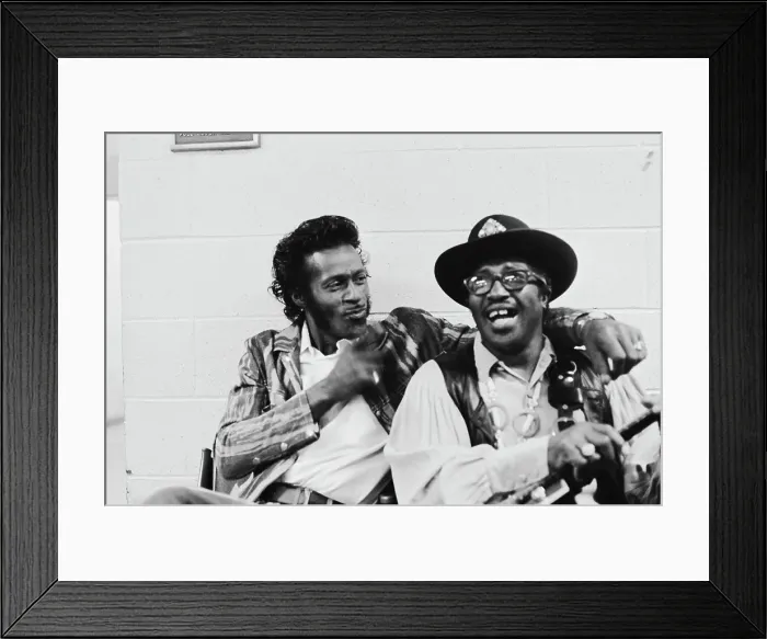 Framed Print : Chuck Berry And Bo Diddley Framed Print : Chuck Berry And Bo Diddley