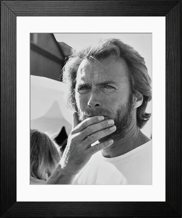 Framed Print : Clint Eastwood, American Actor & Film Director Framed Print : Clint Eastwood, American Actor & Film Director