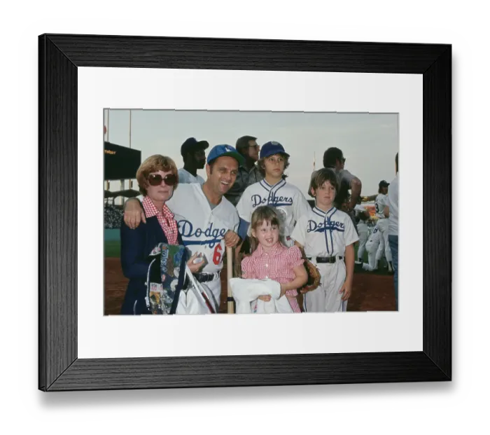Framed Print : Bob Newhart And Family Framed Print : Bob Newhart And Family