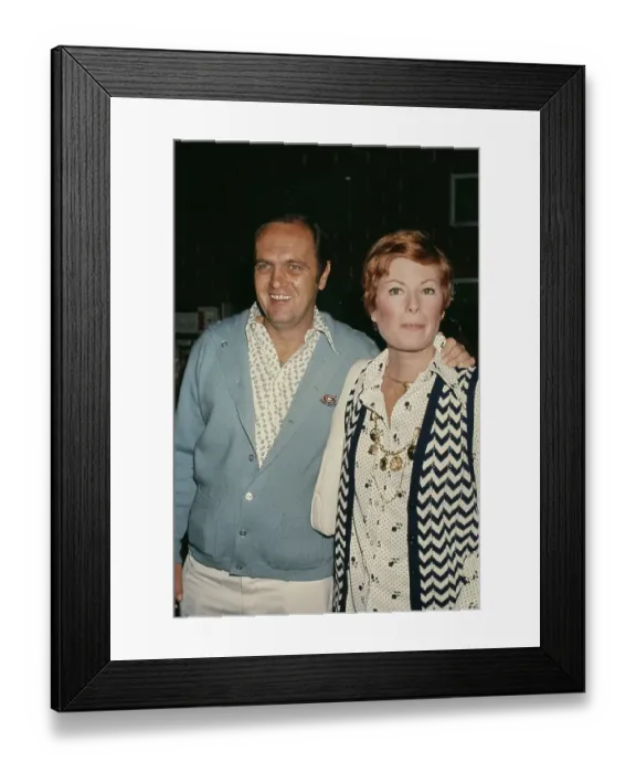 Framed Print : Bob Newhart And Ginny Newhart Framed Print : Bob Newhart And Ginny Newhart