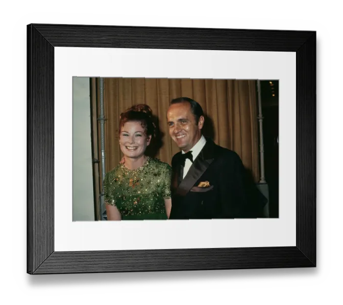 Framed Print : Bob Newhart And Ginny Newhart Framed Print : Bob Newhart And Ginny Newhart