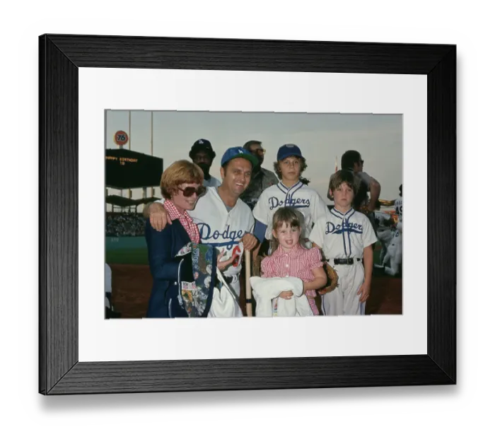 Framed Print : Bob Newhart And Family Framed Print : Bob Newhart And Family
