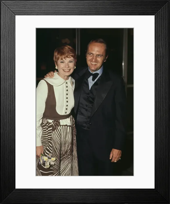 Framed Print : Bob Newhart And Ginny Newhart Framed Print : Bob Newhart And Ginny Newhart