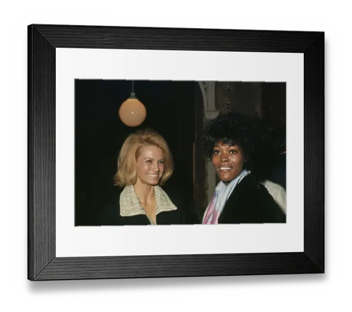 Framed Print : Angie Dickinson And Dionne Warwick Framed Print : Angie Dickinson And Dionne Warwick