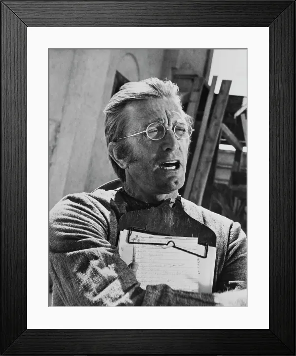 Framed Print : Kirk Douglas in There Was A Crooked Man Framed Print : Kirk Douglas in There Was A Crooked Man