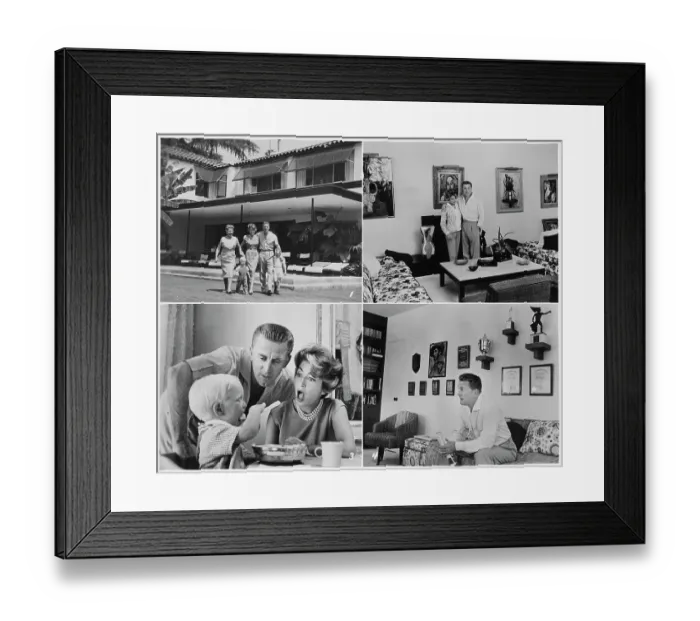 Framed Print : Kirk Douglas And Family Framed Print : Kirk Douglas And Family