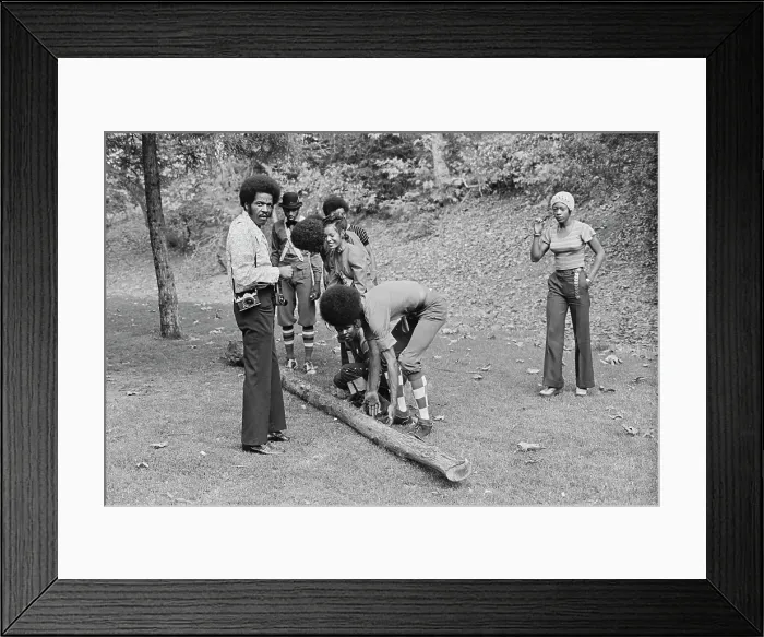 Framed Print : Soul Train Dancers