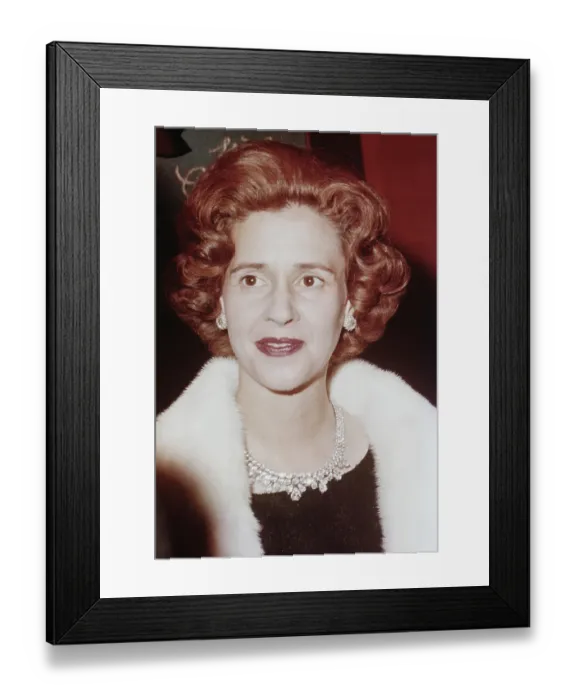 Framed Print : Queen Fabiola Of Belgium Framed Print : Queen Fabiola Of Belgium