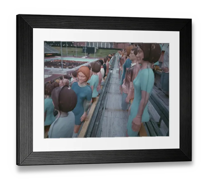 Framed Print : Dummies Watch The Games Framed Print : Dummies Watch The Games