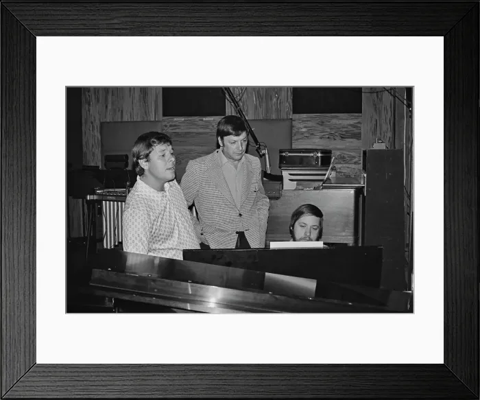 Framed Print : In The Studio, Monument Records Framed Print : In The Studio, Monument Records