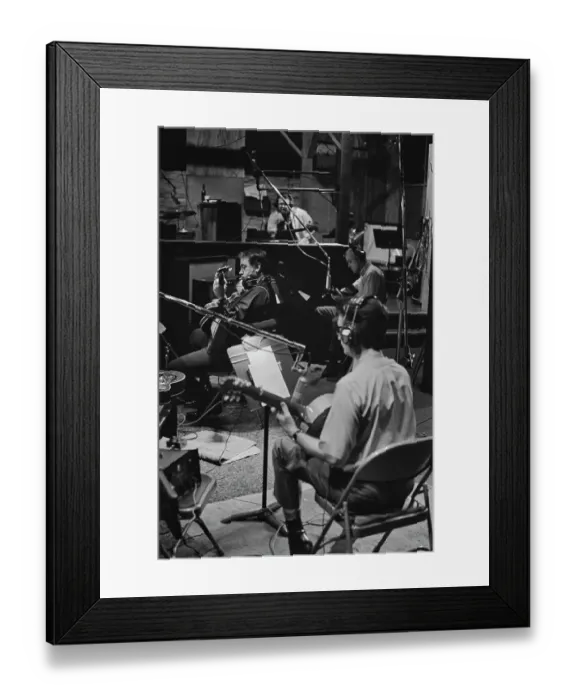 Framed Print : In The Studio, Monument Records Framed Print : In The Studio, Monument Records