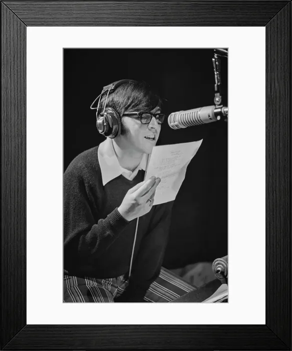 Framed Print : Wayne Carson In The Studio Framed Print : Wayne Carson In The Studio