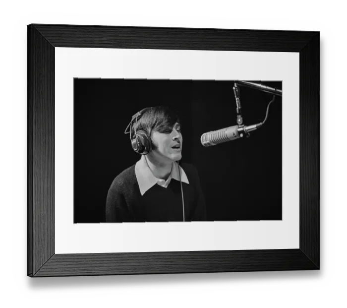 Framed Print : Wayne Carson In The Studio Framed Print : Wayne Carson In The Studio