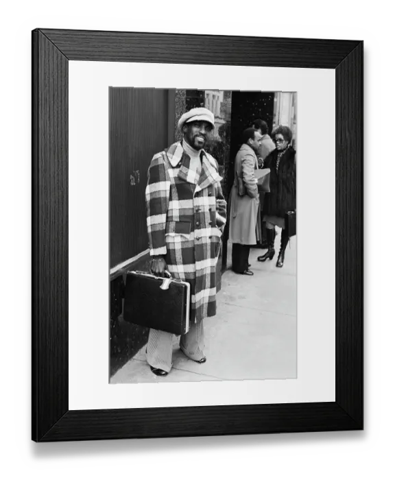 Framed Print : Al Wilson. American soul singer Al Wilson (1939 - 2008), a Bell Records artist, circa 1970