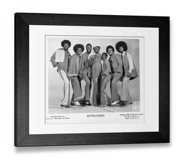 Framed Print : The Niteliters Portrait Framed Print : The Niteliters Portrait