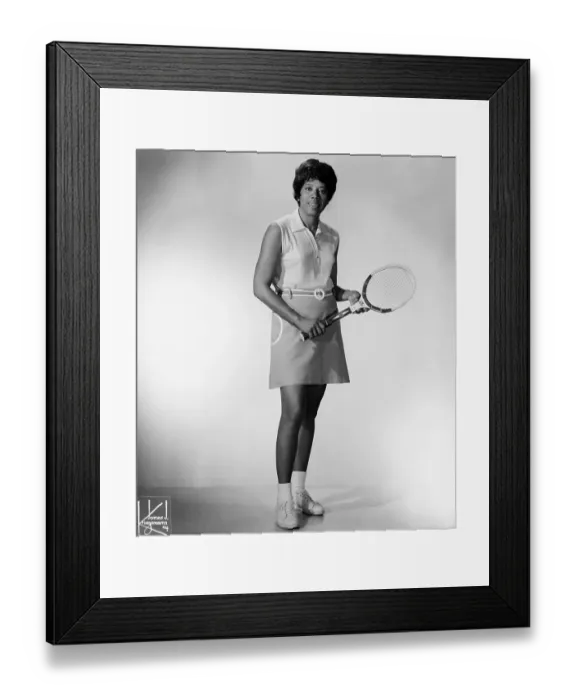 Framed Print : Portrait Of Althea Gibson Framed Print : Portrait Of Althea Gibson
