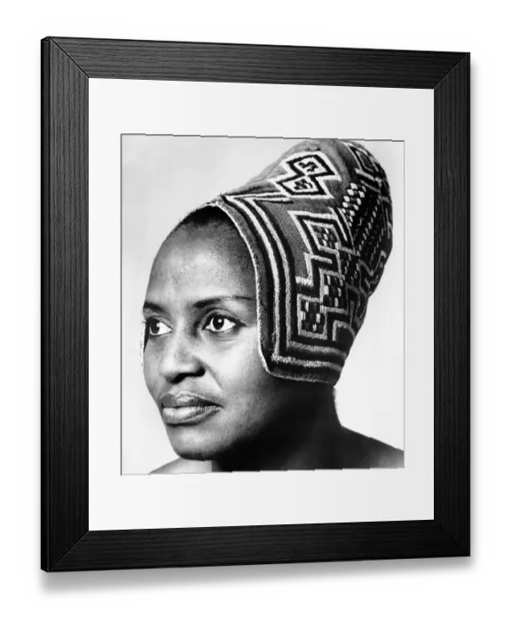 Framed Print : Miriam Makeba Portrait Session