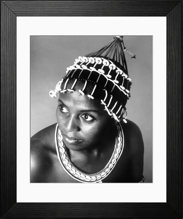 Framed Print : Miriam Makeba Portrait Session