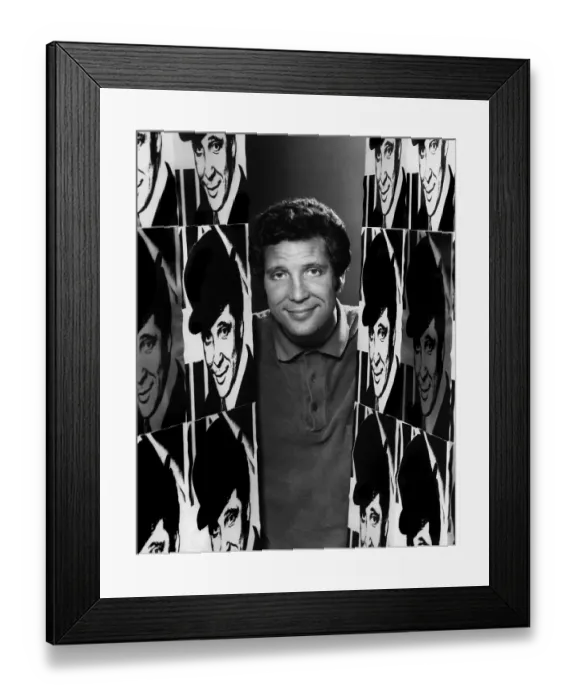 Framed Print : Tom Jones. LOS ANGELES - CIRCA 1970: Welsh singer Tom Jones poses for a Framed Print : Tom Jones. LOS ANGELES - CIRCA 1970: Welsh singer Tom Jones poses for a