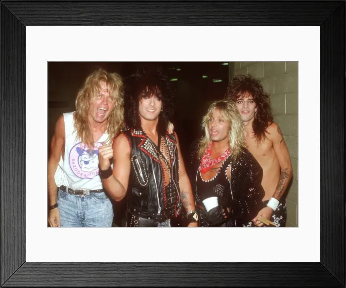 Framed Print : Photo of Motley Crue Framed Print : Photo of Motley Crue