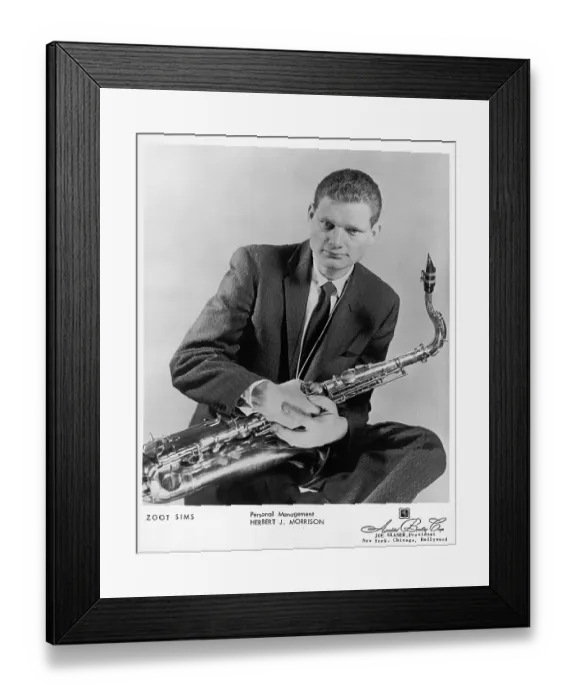 Framed Print : Photo of Zoot Sims