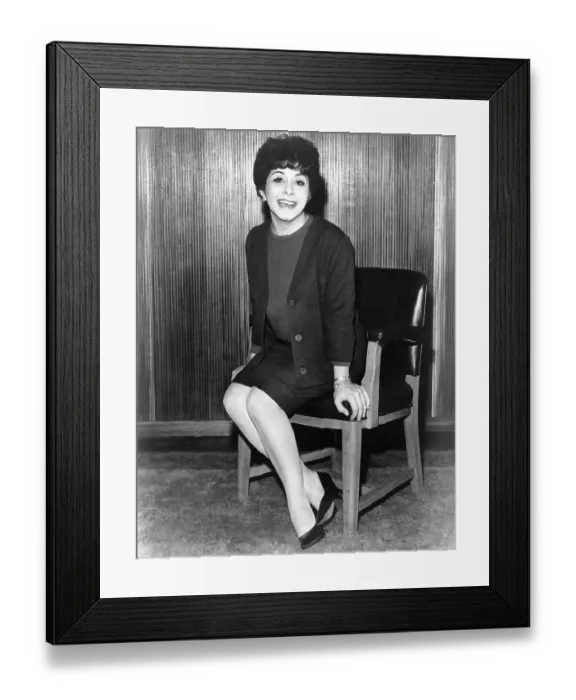 Framed Print : Photo of Timi Yuro Framed Print : Photo of Timi Yuro