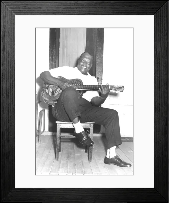 Framed Print : Photo of Booker White Framed Print : Photo of Booker White