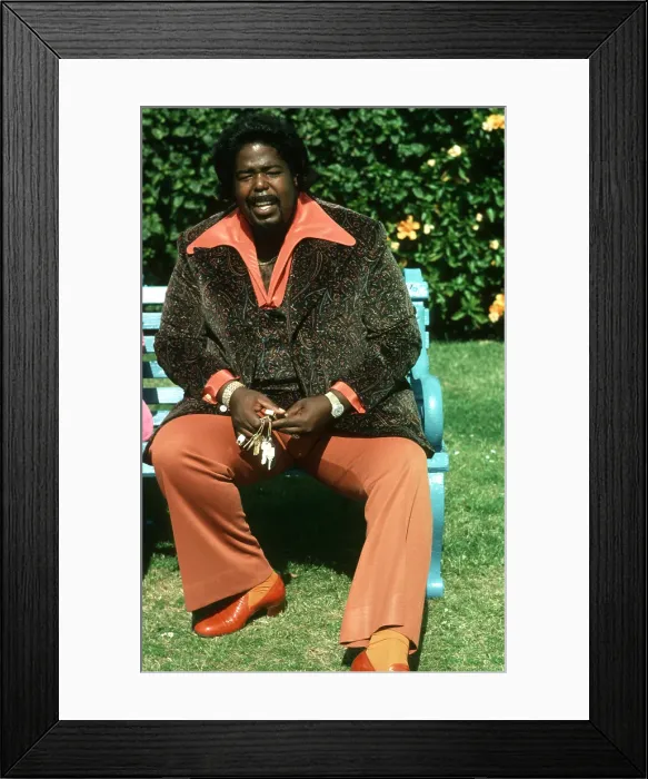 Framed Print : Photo of Barry White Framed Print : Photo of Barry White