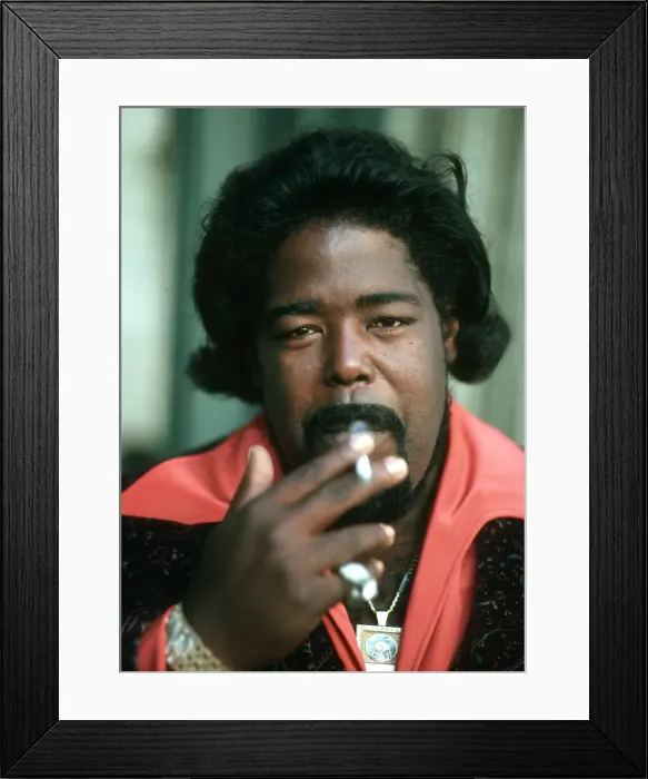 Framed Print : Photo of Barry White Framed Print : Photo of Barry White